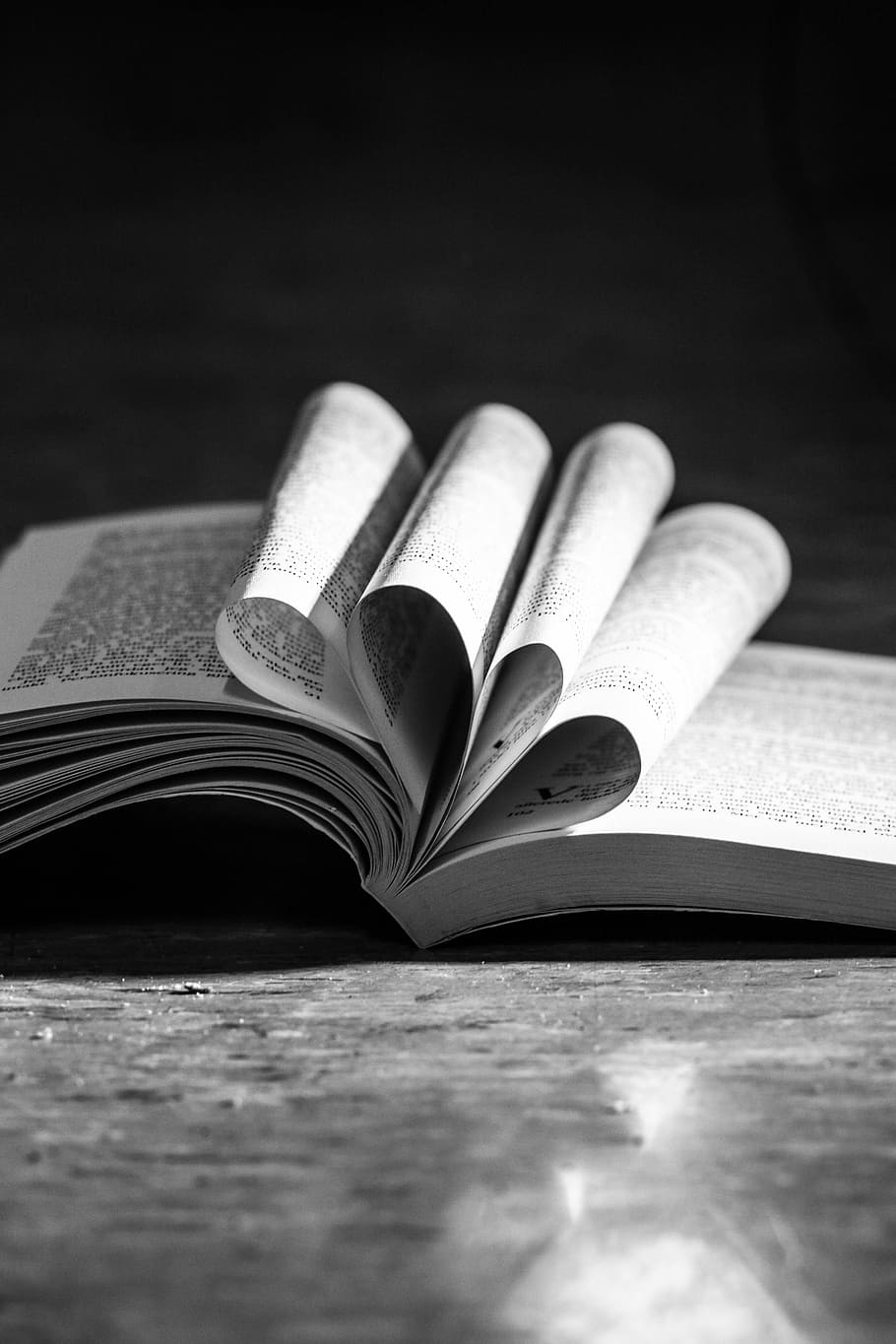 book, reading, pages, heart, reading book, publication, education HD wallpaper