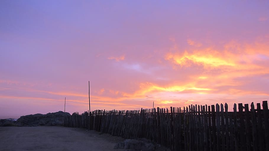Sunset, Horizon, Beach, Evening Sun, landscapes, sky, south america HD wallpaper