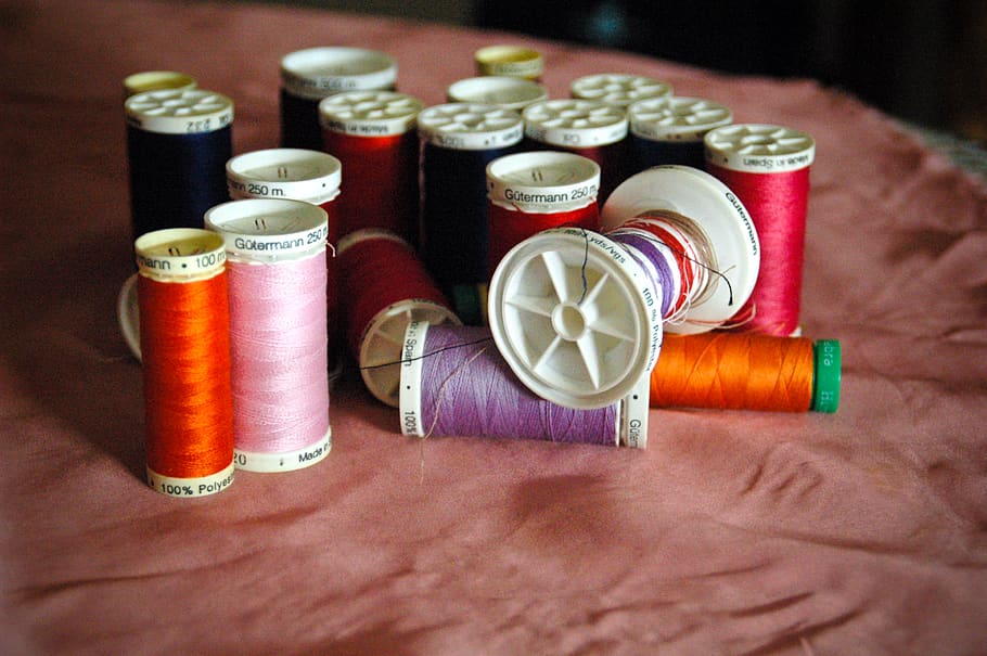 threads, sewing, coils, indoors, multi colored, spool, choice HD wallpaper