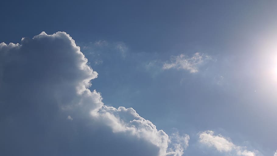 Sky, Clouds, Sunlight, exposure to sunlight, summer, above the clouds HD wallpaper