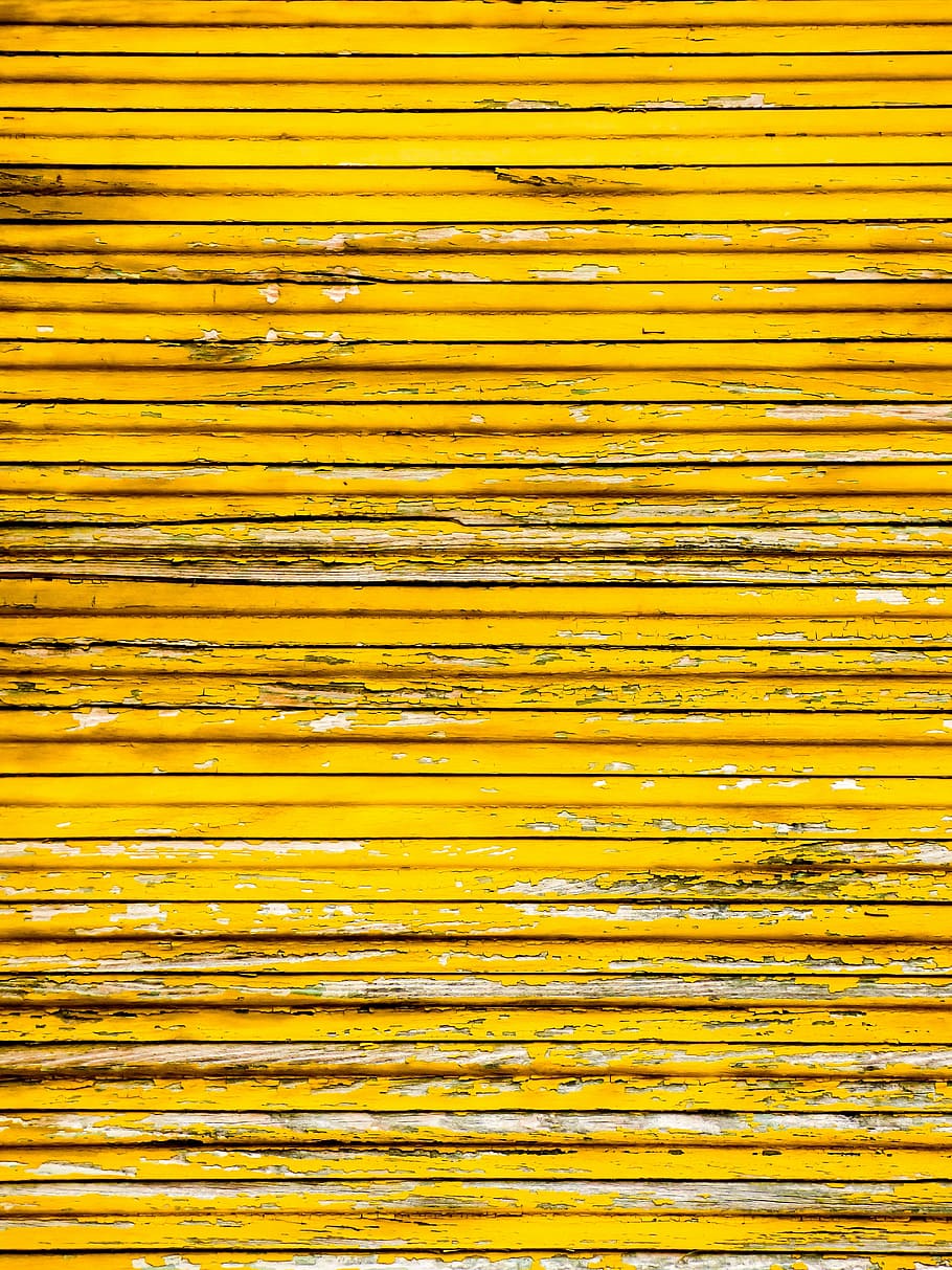 HD wallpaper: yellow painted wooden board, background, shutter, blind,  metal | Wallpaper Flare