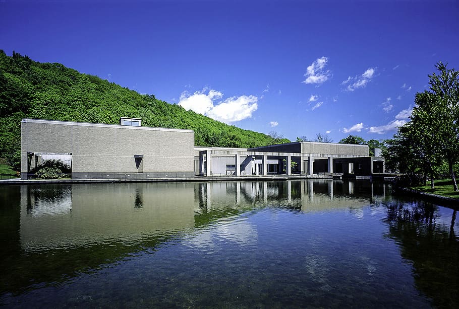 Sapporo Art Park Museum, Japan, photos, lake, landscape, public domain, HD wallpaper