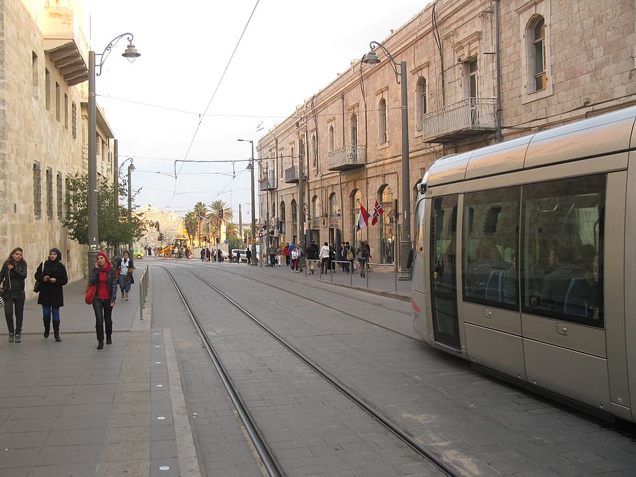 train, jerusalem, station, wagon, architecture, transportation HD wallpaper