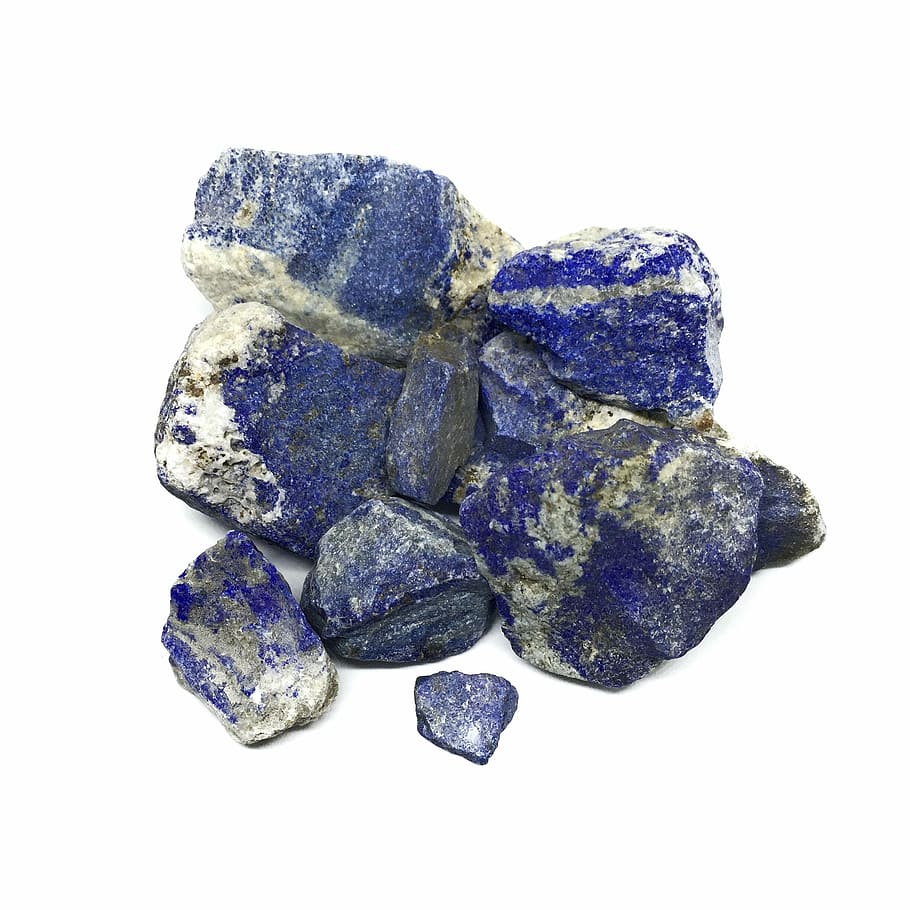 Hd Wallpaper Rough Lapis Lazuli Blue Mineral Afghanistan Mineralogy Wallpaper Flare