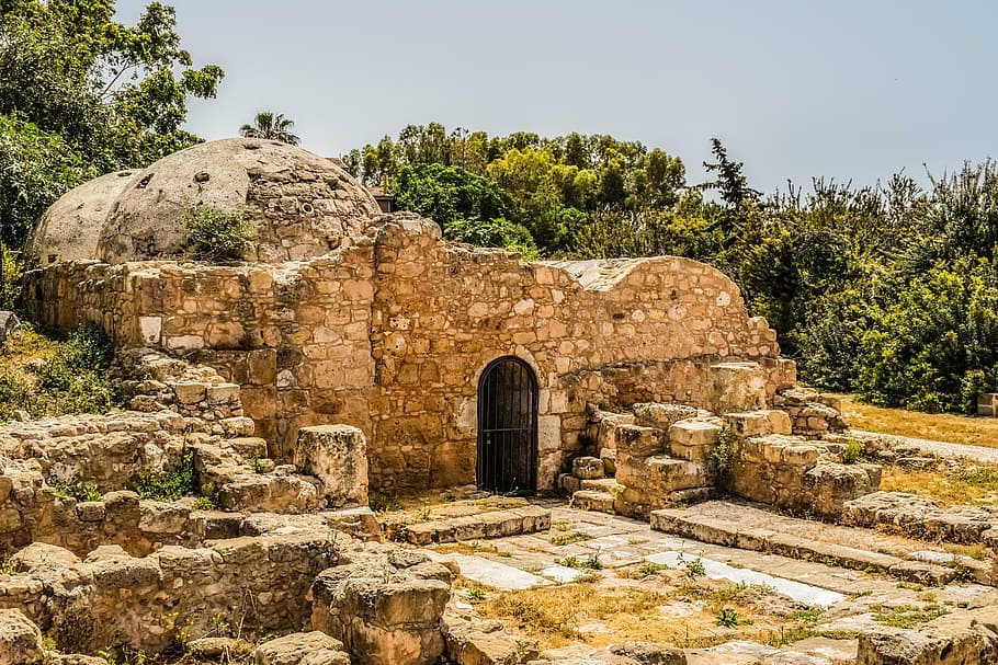 hammam, ottoman, architecture, remains, paphos, cyprus, history HD wallpaper