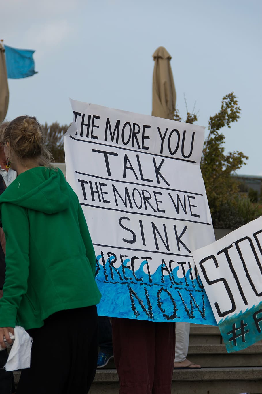 protest, demo, protest action, parade, people, shale, energy HD wallpaper