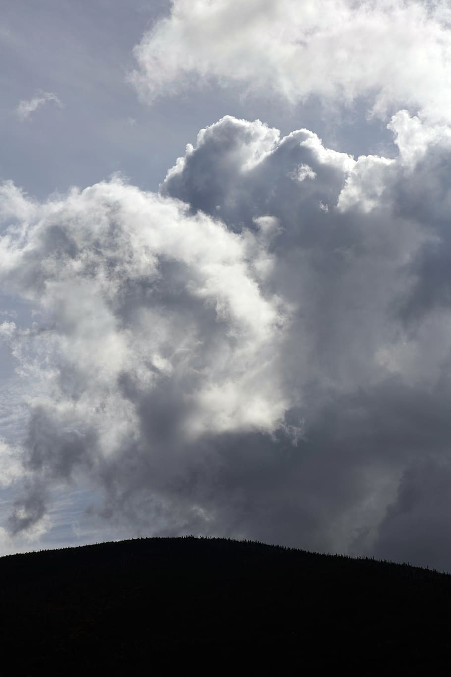 clouds, cloudy, mountain, nature, cloud - Sky, weather, cloudscape HD wallpaper