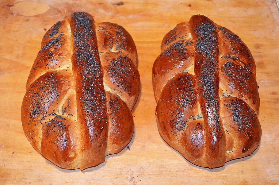 cake yeast, chałka, bread, cakes, raisins, bun, baking, sweet cake HD wallpaper
