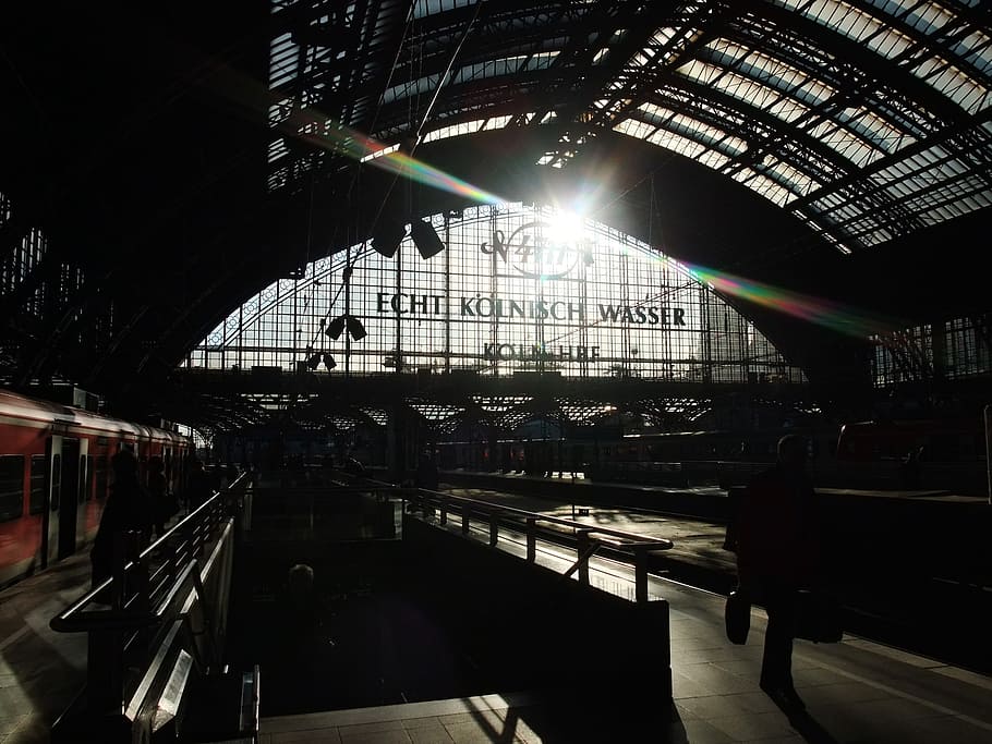 cologne, central station, back light, built structure, architecture HD wallpaper