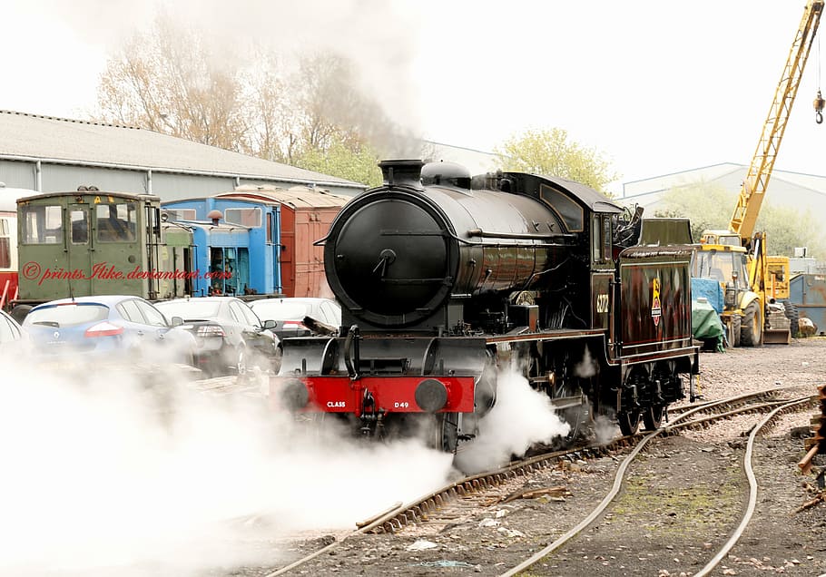 train, engine, steam, rail, railway, transport, railroad, wagon HD wallpaper