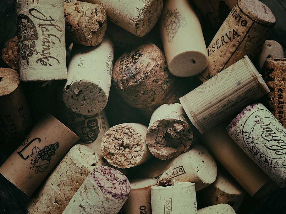 brown cork lot, background, wine, plug, mood, life, meditation HD wallpaper