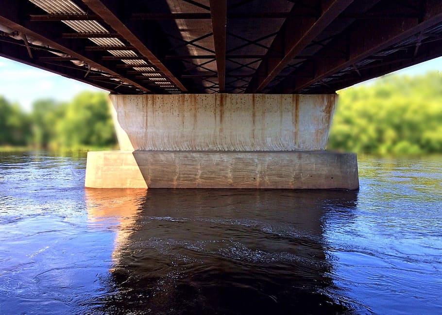 River, Bridge, Water, Architecture, urban, cityscape, bridge - man made structure HD wallpaper