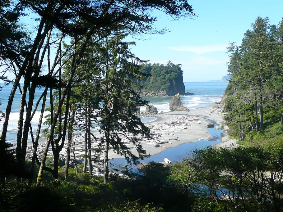 ruby, beach, olympic national park, washington, usa, landscape HD wallpaper