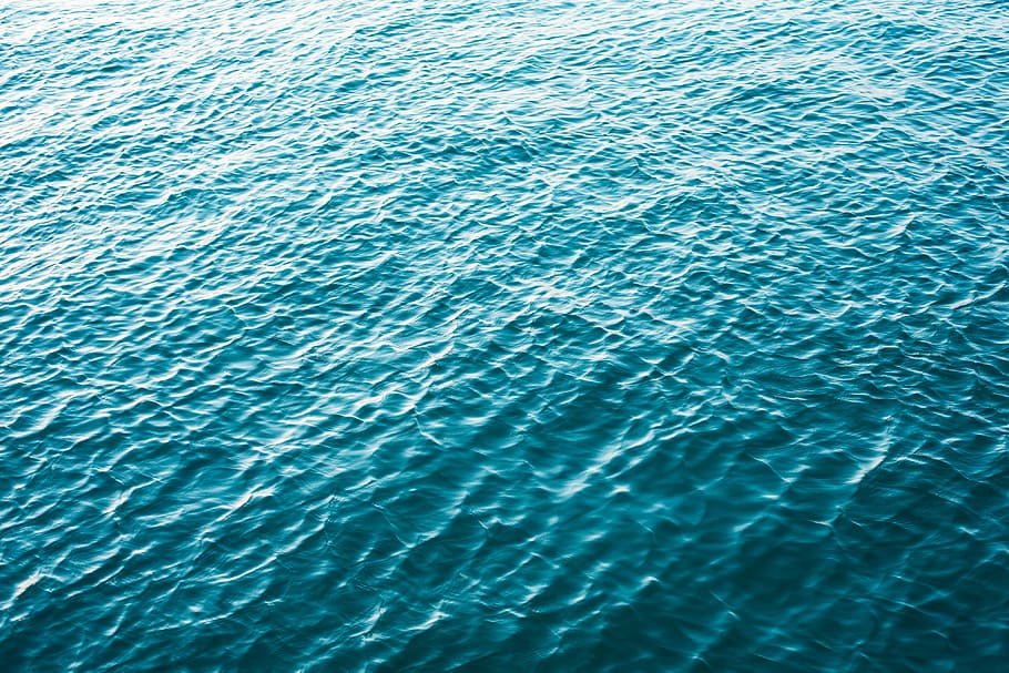 HD wallpaper: Minimalistic Blue Calm Sea, minimalism, ocean ...