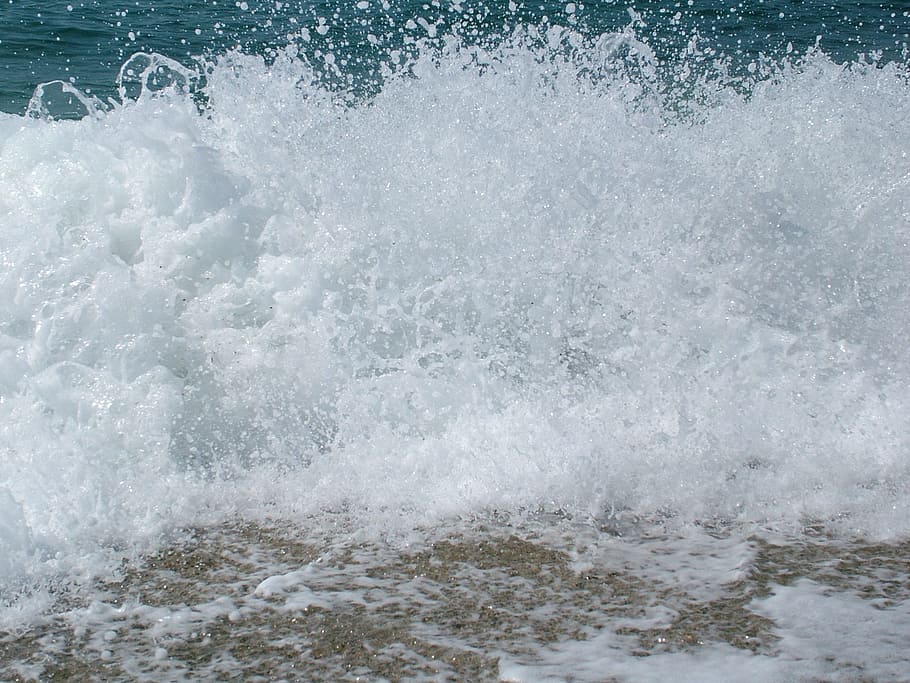 wave, splash, sea, energy, water, motion, sport, beauty in nature HD wallpaper