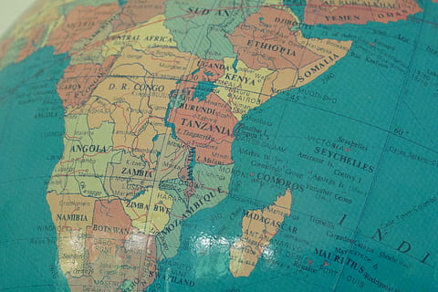 green and yellow desk globe, map, africa, colonial, british HD wallpaper