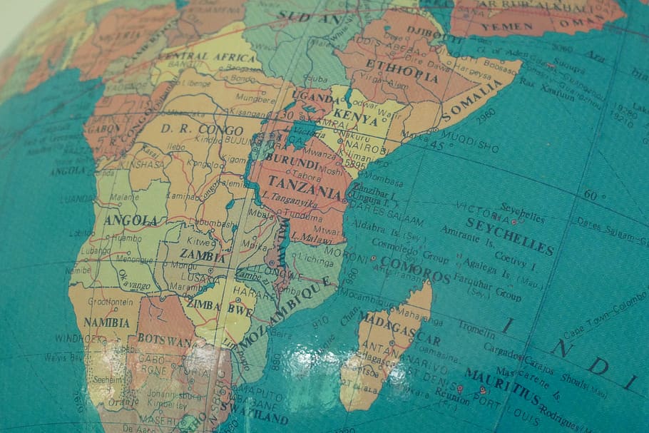 green and yellow desk globe, map, africa, colonial, british HD wallpaper