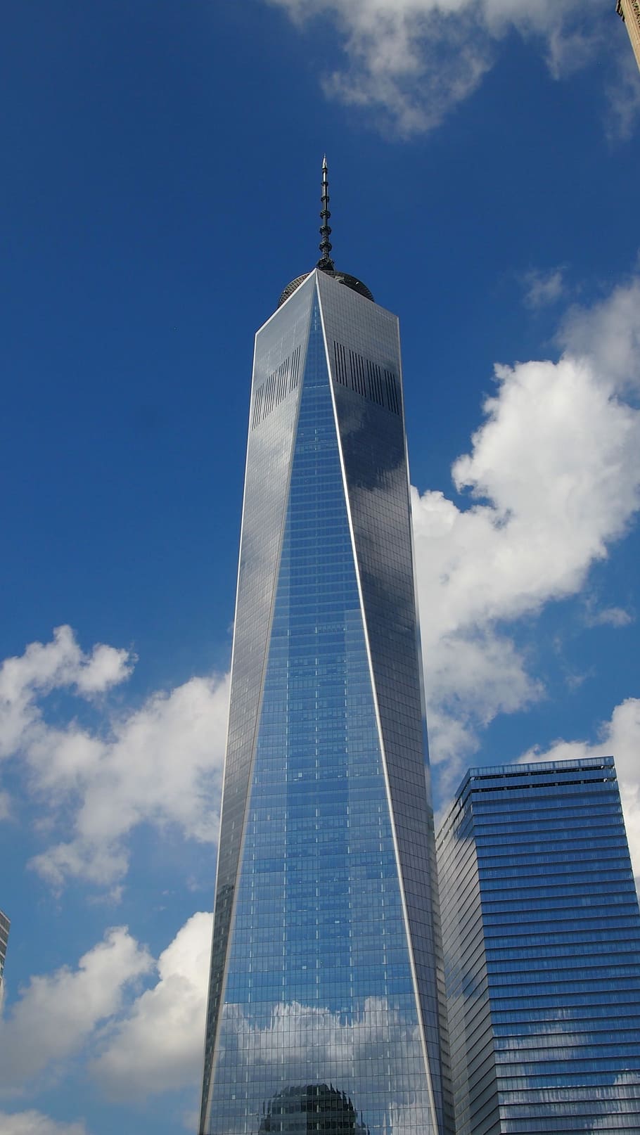 One World Trade Center, New York, Usa, tourist attraction, glass, HD wallpaper
