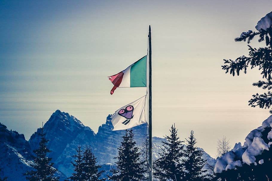 time lapse photography of flag of India, green, white, and red flag HD wallpaper