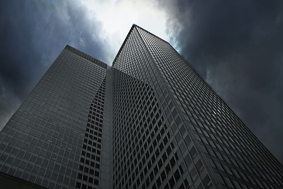 sky, clouds, cloudy, skyline, architecture, building, building exterior HD wallpaper