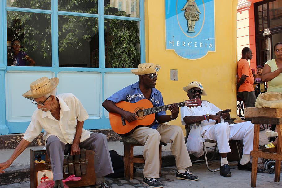 HD wallpaper: havana, cuba, music, band, men, joy of life, real people ...