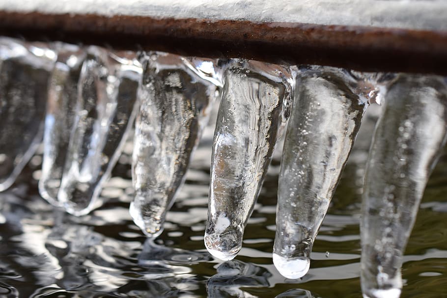 water, winter, ice, drip, cold temperature, no people, frozen HD wallpaper