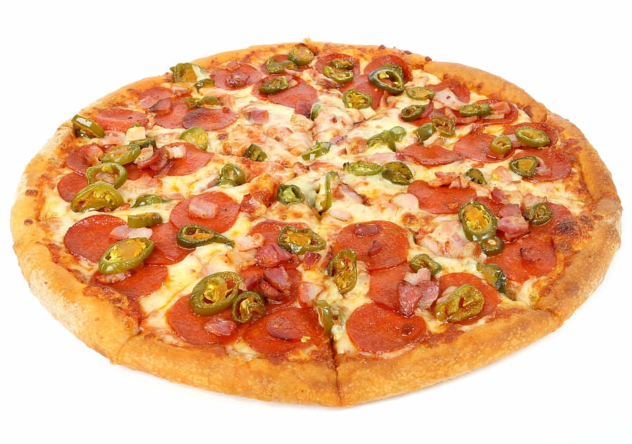 Hawaiian pizza, american, bacon, bread, cheese, cheesy, deliver HD wallpaper