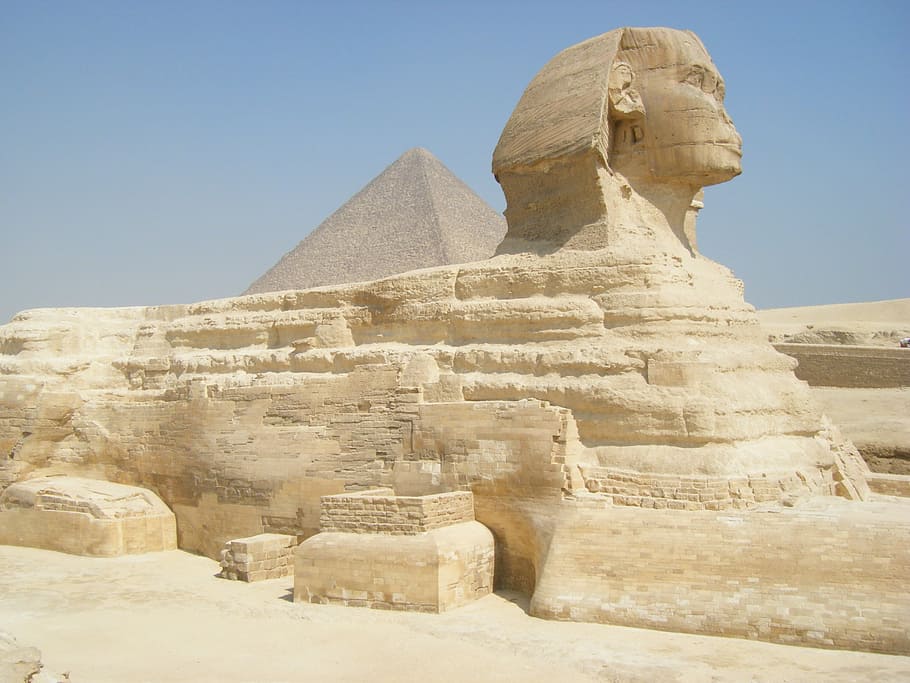 Pyramid, Sphinx, Egypt, history, ancient, ancient civilization HD wallpaper