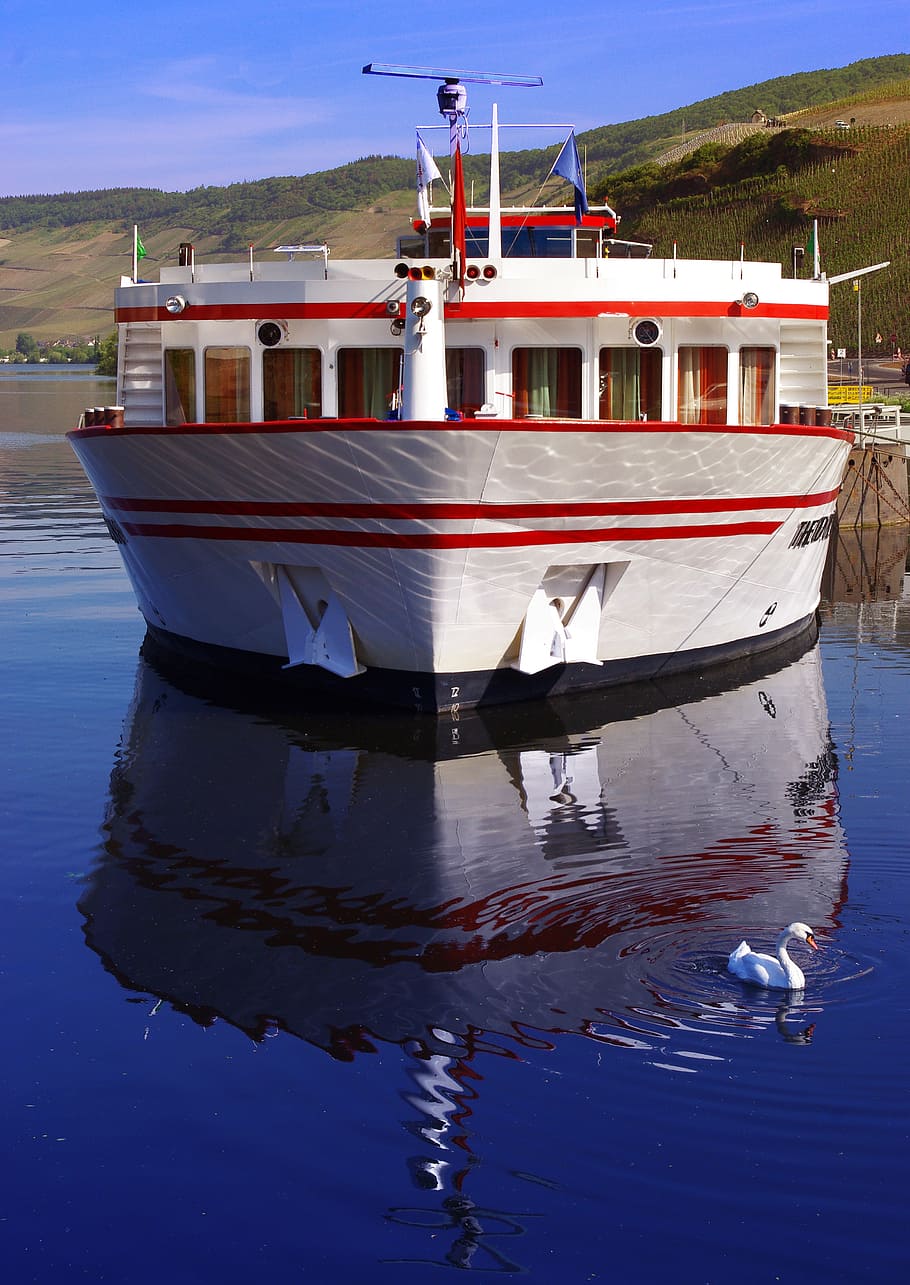 ship, more, mosel, river, river cruise, water, travel, shipping HD wallpaper