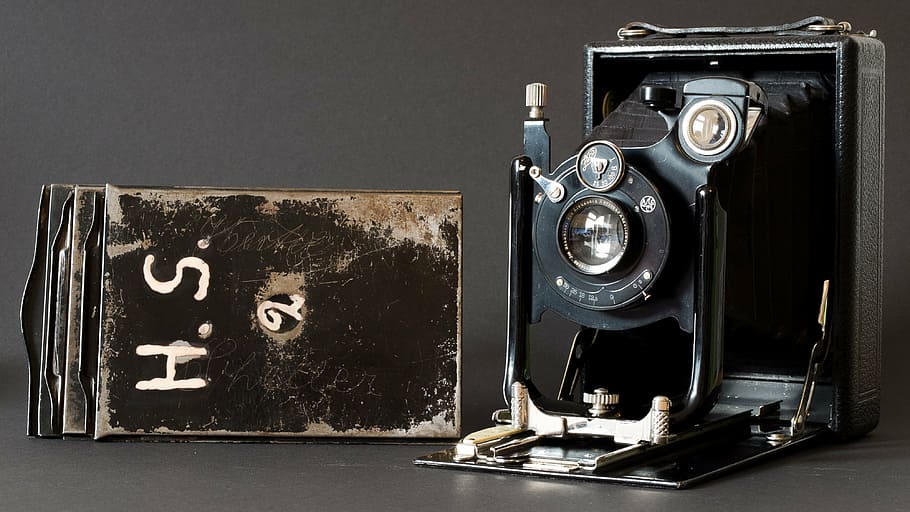 camera, old, analog, plate camera, 1930, photograph, photo camera HD wallpaper