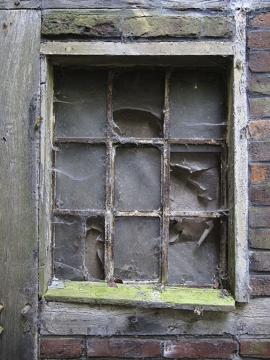 window, old window, window frames, glass, wooden windows, wall HD wallpaper