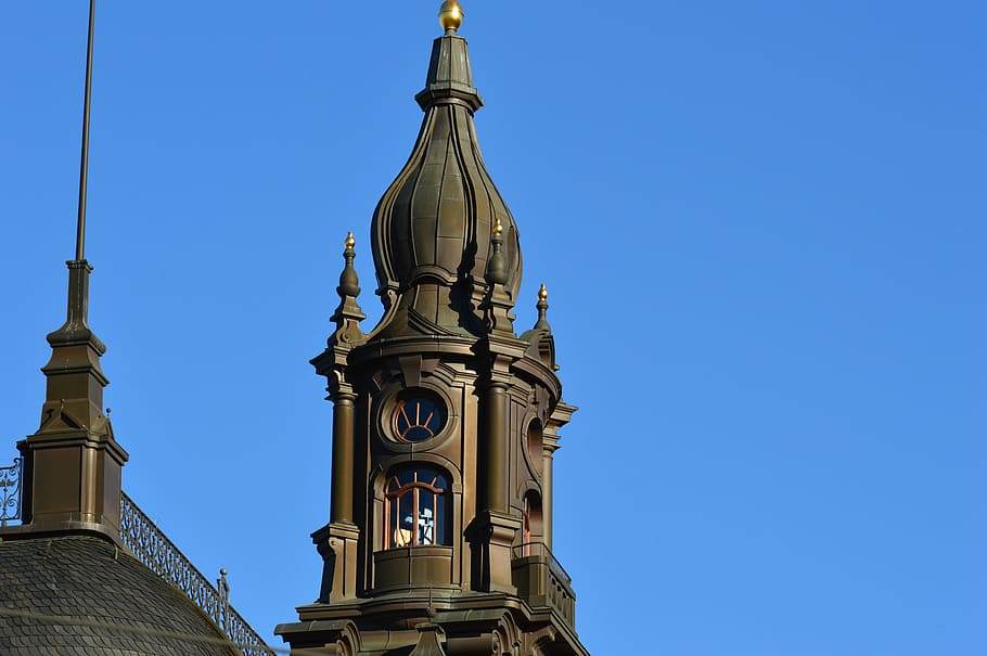 Tower, Building, Architecture, Munich, church, sky, famous Place HD wallpaper
