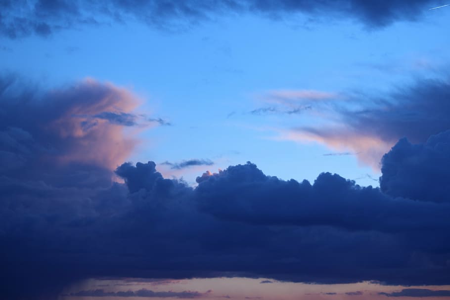 clouds, nature, blue, dark clouds, cloud - sky, beauty in nature HD wallpaper