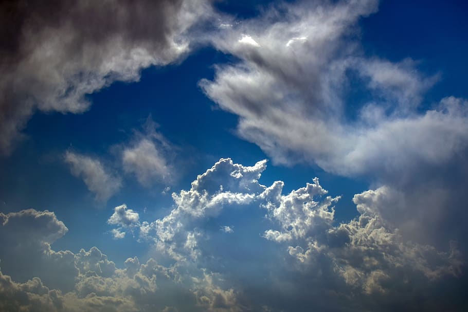 clouds, dramatic, sky, nature, stormy, weather, atmosphere, HD wallpaper
