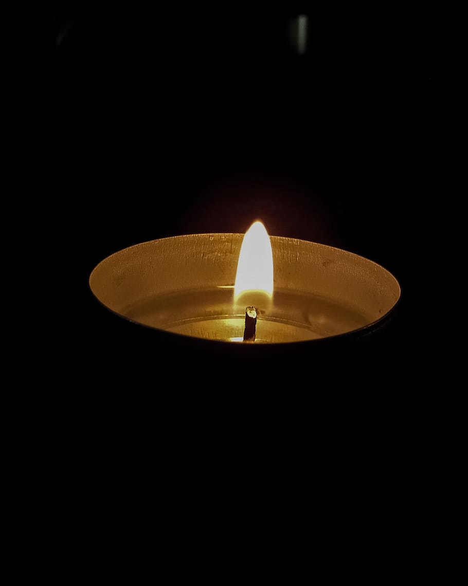 candle, light, romantic, candlelight, flame, fire, burning HD wallpaper