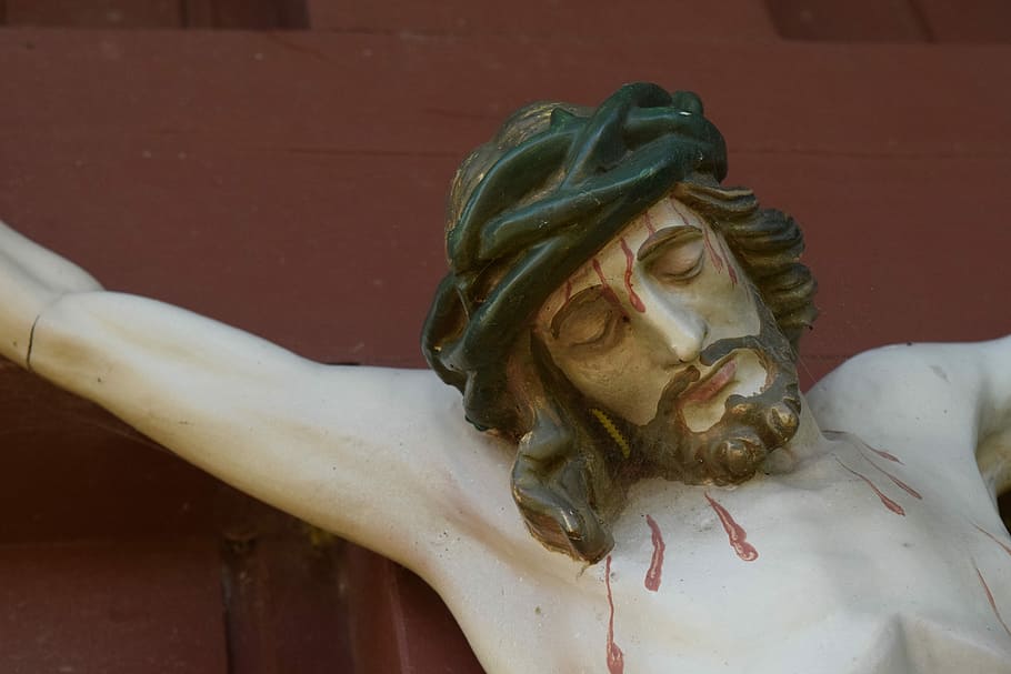 Cross, Jesus Christ, figure, wooden cross, christi, faith, christianity, HD wallpaper