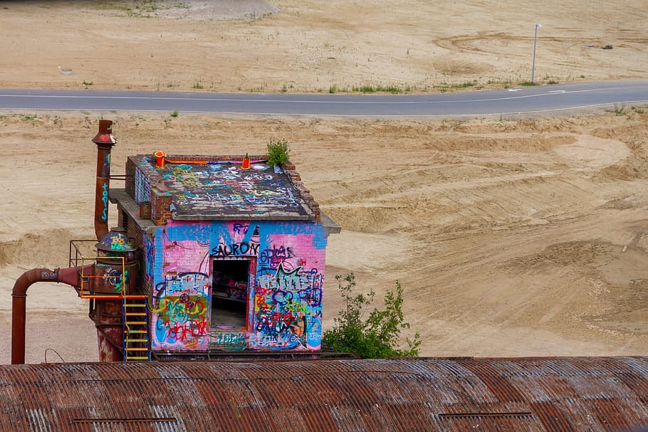 lost place, continental, hanover, leave, factory, architecture HD wallpaper