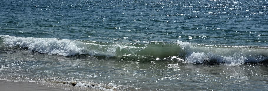 sea waves during daytime, water, beach, nature, shallow, landscape