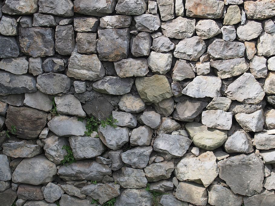 stone, wall, texture, rock, old, solid, backgrounds, full frame HD wallpaper