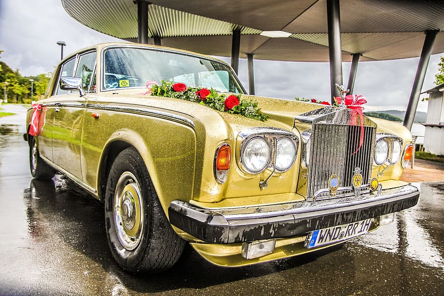 Oldtimer, Wedding, Marry, Romantic, wedding car, bridal cars