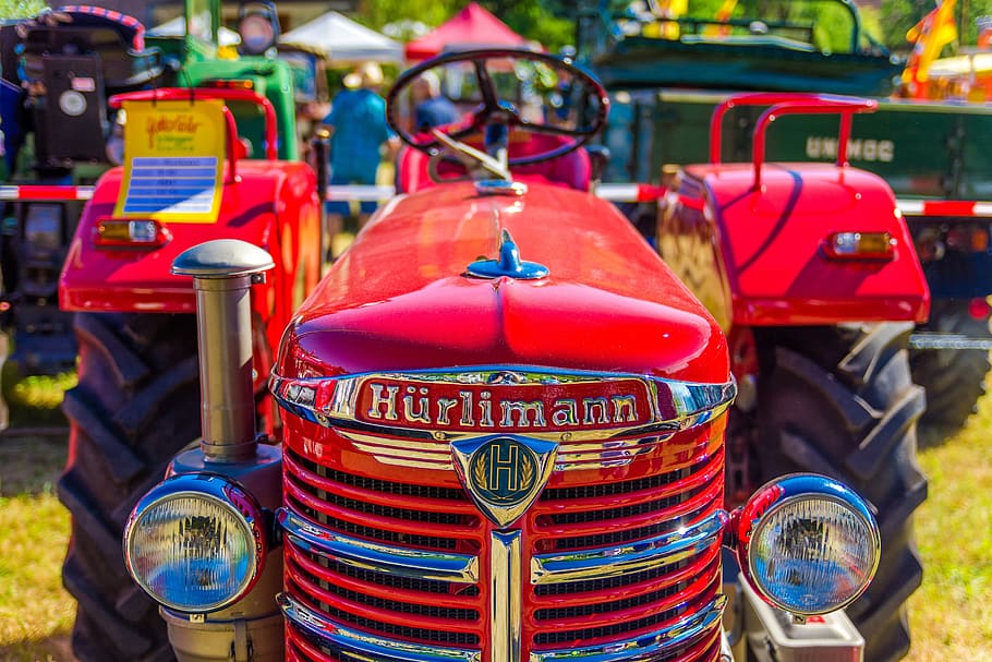 tractor, tug, oldtimer, tractors, old tractor, agricultural machine HD wallpaper