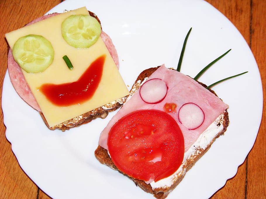 a sandwich, fun, delicious, food and drink, freshness, plate HD wallpaper