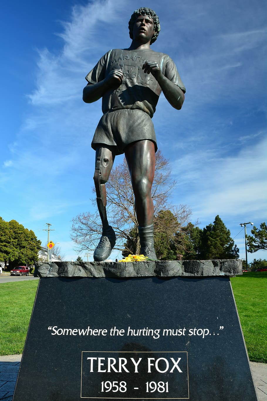 Terry Fox, Monument, Statue, Landmark, terry fox monument, cancer