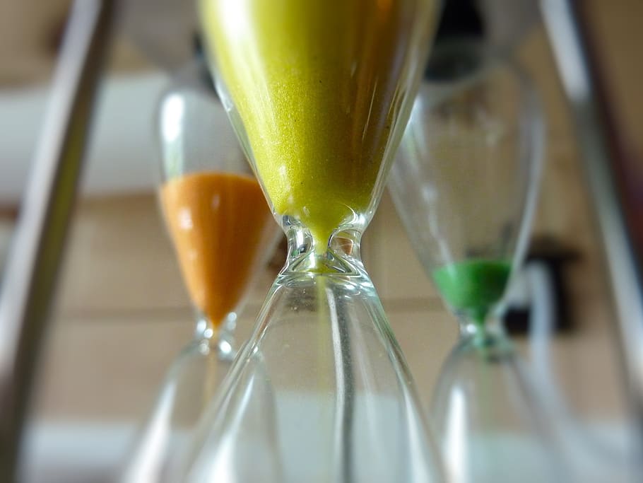 hourglass, egg timer, clock, sand, amount of time, transience HD wallpaper