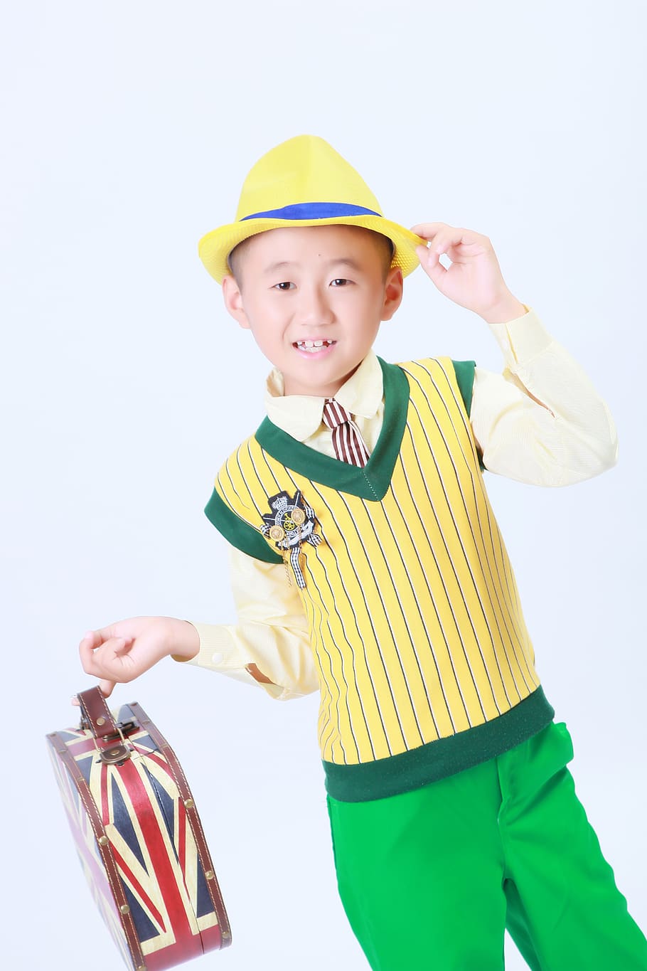 handsome guy, boy, trend, childhood, boys, studio shot, three quarter length HD wallpaper