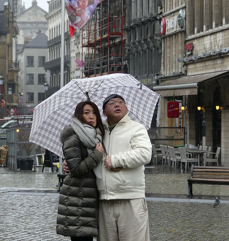 torque, happy, relax, rain, umbrella, together, interview, antwerp HD wallpaper