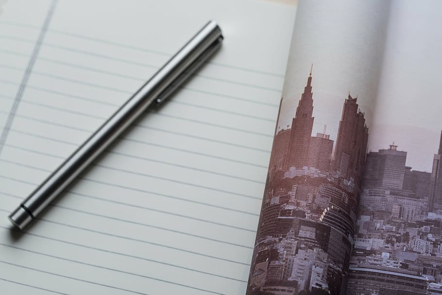 book, notebook, paper, pen, writing, public domain images, business HD wallpaper