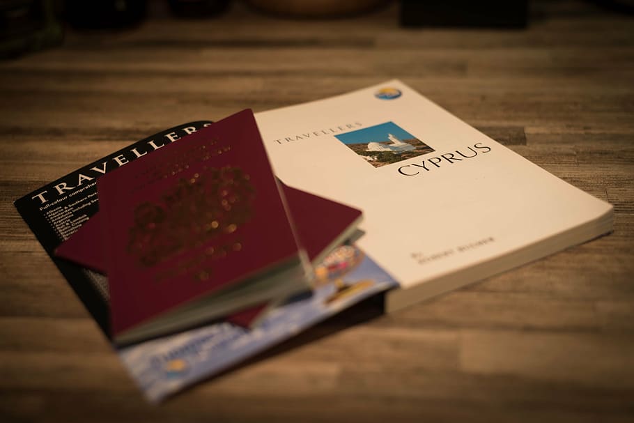 two maroon passports on book, travel, journey, trip, vacation, HD wallpaper
