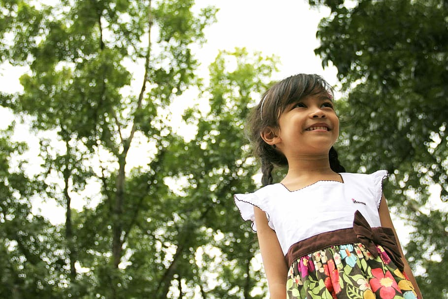 Kids, Cute, Background, Nature, lady, by nature, outdoor, pretty HD wallpaper