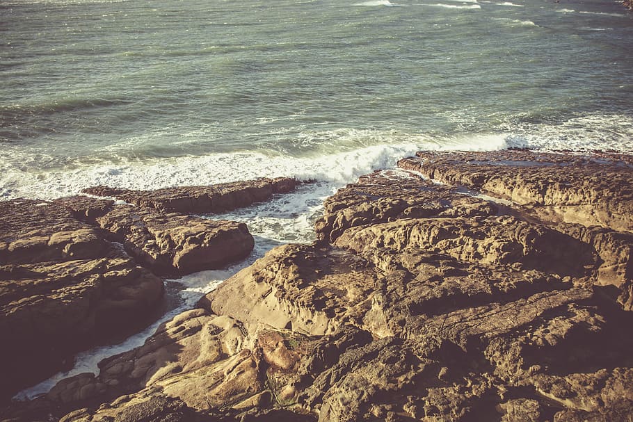 sea, landscape, nature, beach, coast, daylight, island, lake HD wallpaper